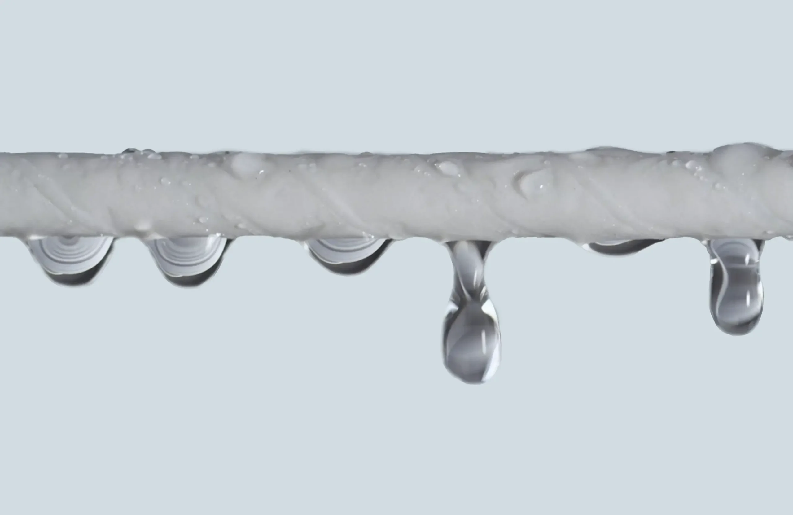 Membrane with waterdrops